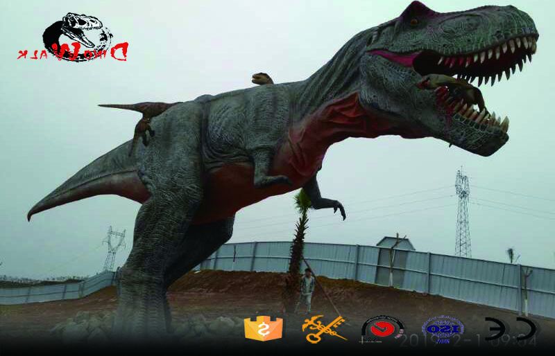 Jurassic park high quality 15m T-rex animatronic simulation model