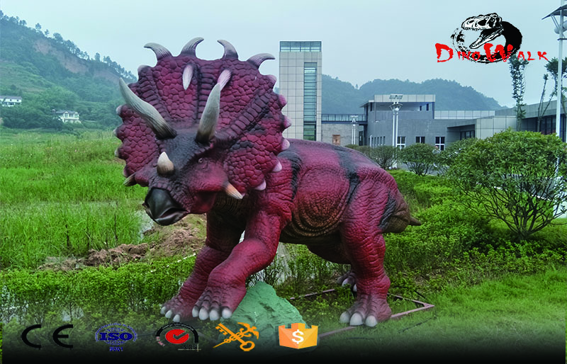 project amusement park realistic triceratops model