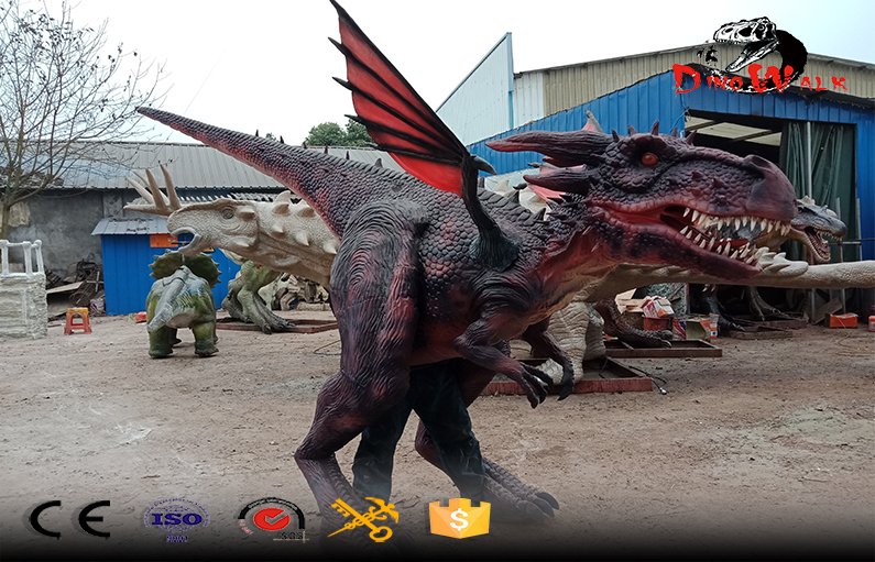 new design walking animatronic dragon costume