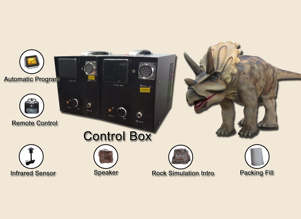 Cartoon Style Animatronic Dinosaur