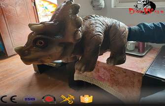 Animatronic Triceratops Hand Puppet