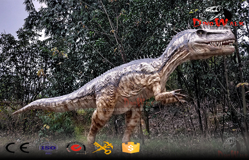 Lifelike Animatronic Dilophosaurus For Dino Park