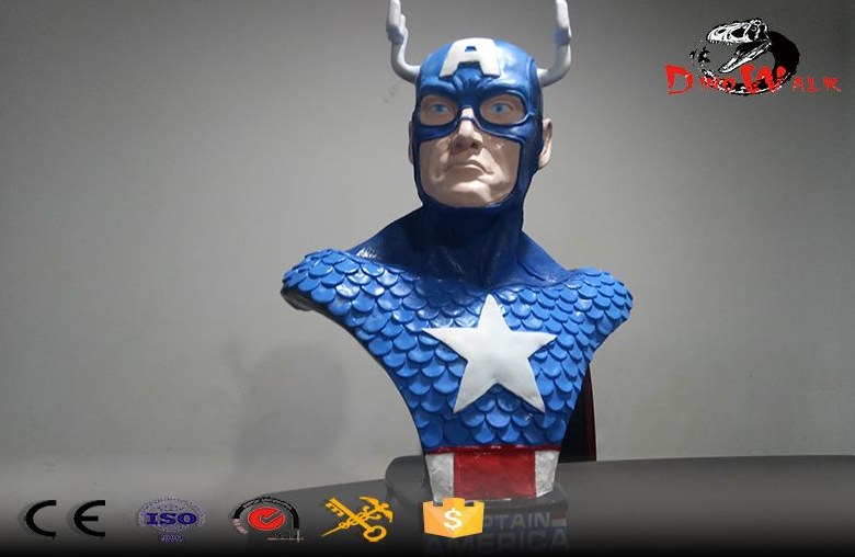 Captain America Sculpture Display