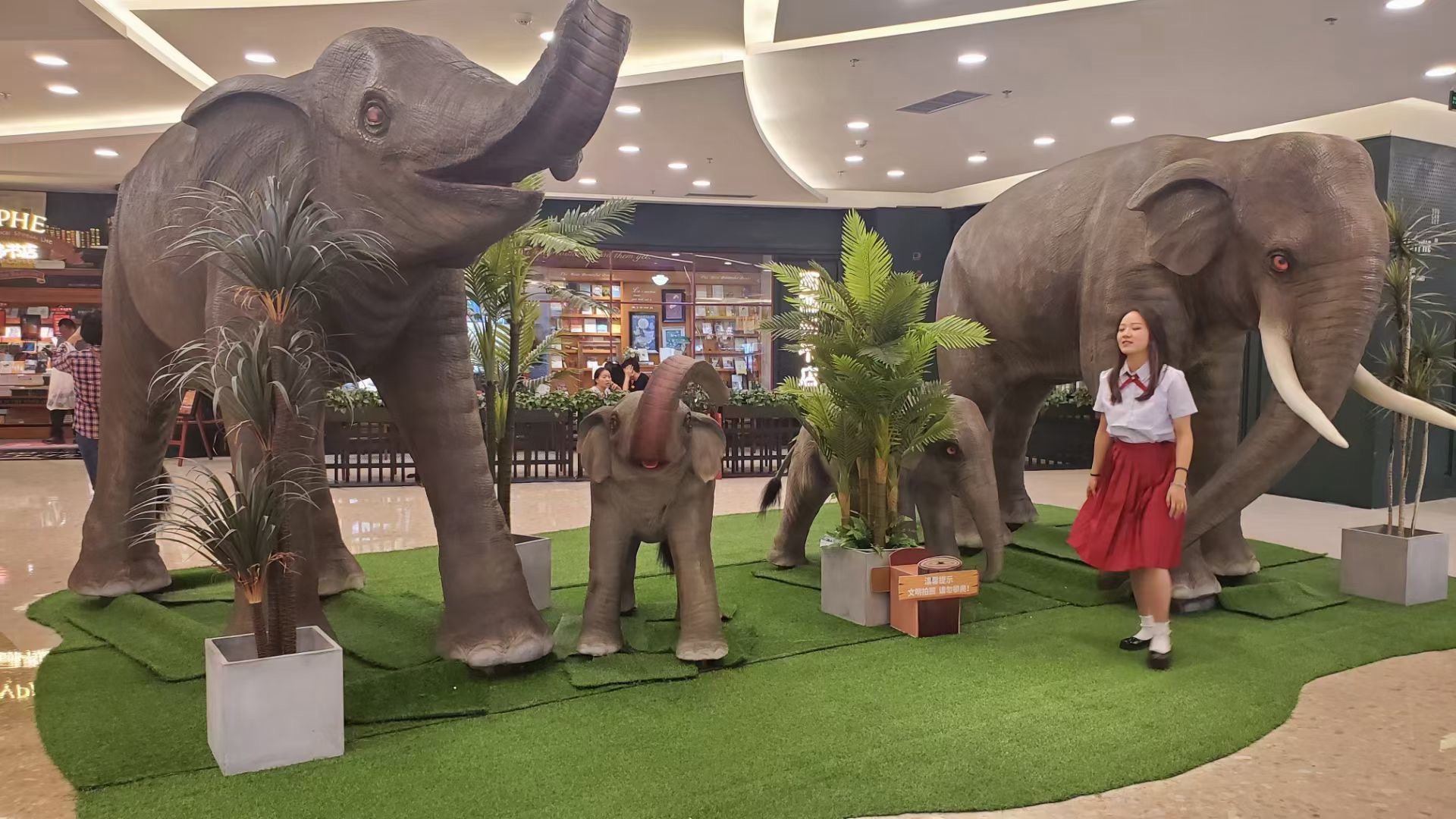 Life Size Animatronic Elephant Model for Sale