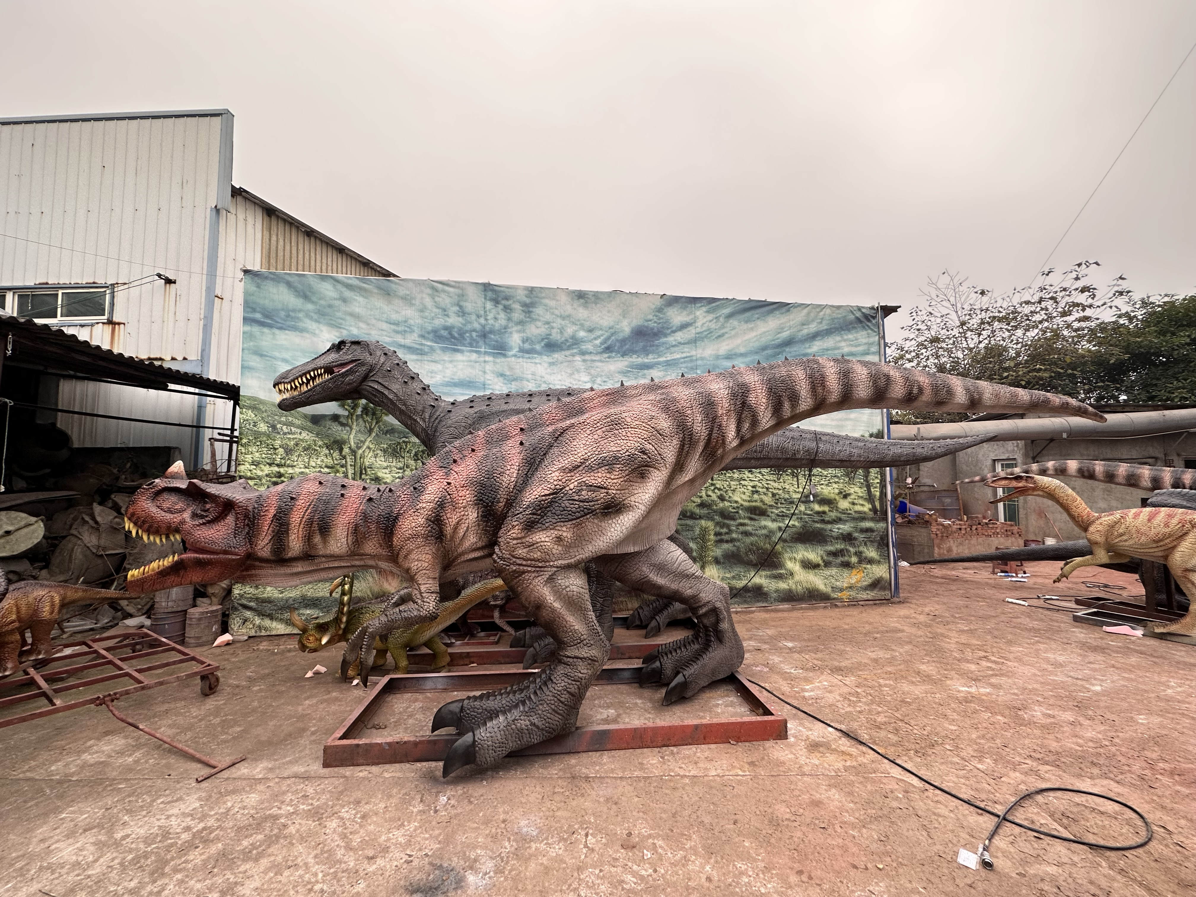 Realistic Animatronic Ceratosaurus Dinosaur Model for Sale