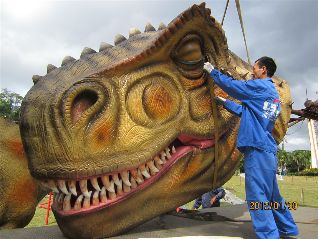 Dominica's Spectacular Life-Size Dinosaurs Exhibition