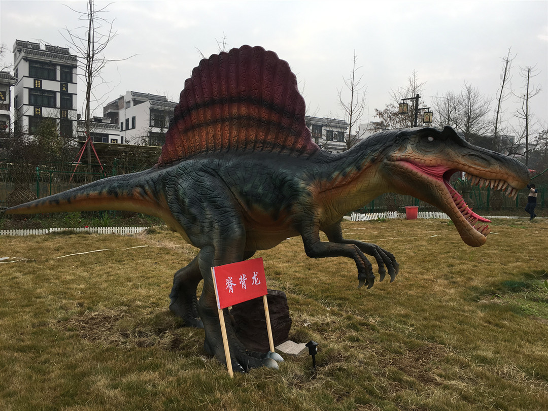 Animatronic dinosaurs exhibition in Hunan,China