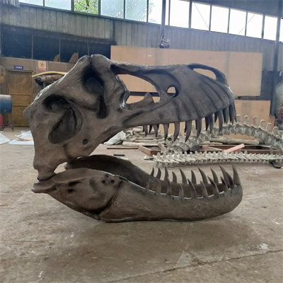 Handmade artificial T-Rex dinosaur fossil