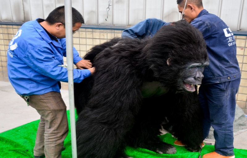 Super realistic animatronic animals mascot costumes for events,