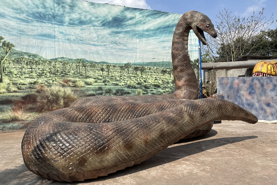 Huge Real like Animatronic Snake Boa Model