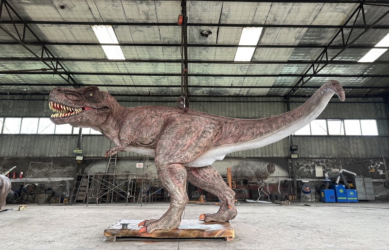 Custom Animatronic T-Rex Dinosaur Model for Exhibition Use