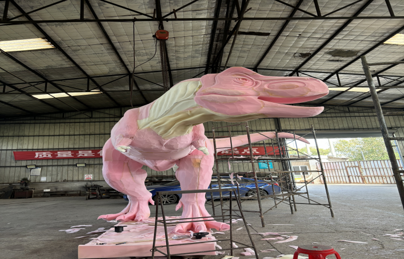 Custom Animatronic T-Rex Dinosaur Model for Exhibition Use