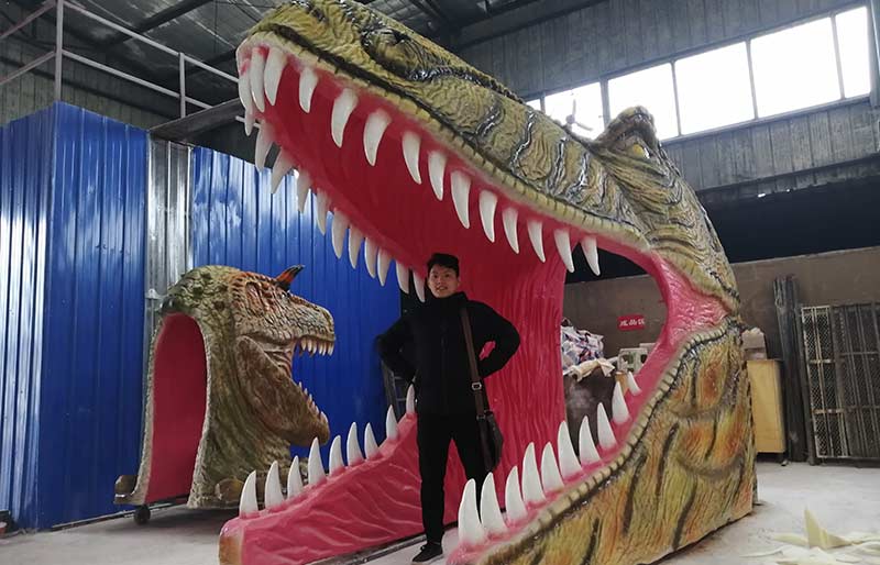 head only T-rax for amusement park head only T-rax for amusement park