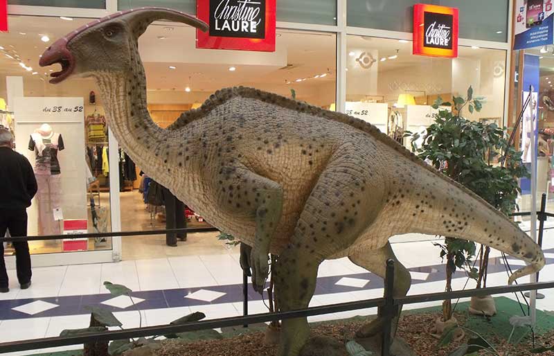life size fiberglass hadrosaur statue life size fiberglass hadrosaur statue