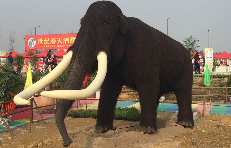 Ice age Animatronic mammoth simulation animal models Ice age Animatronic mammoth simulation animal models