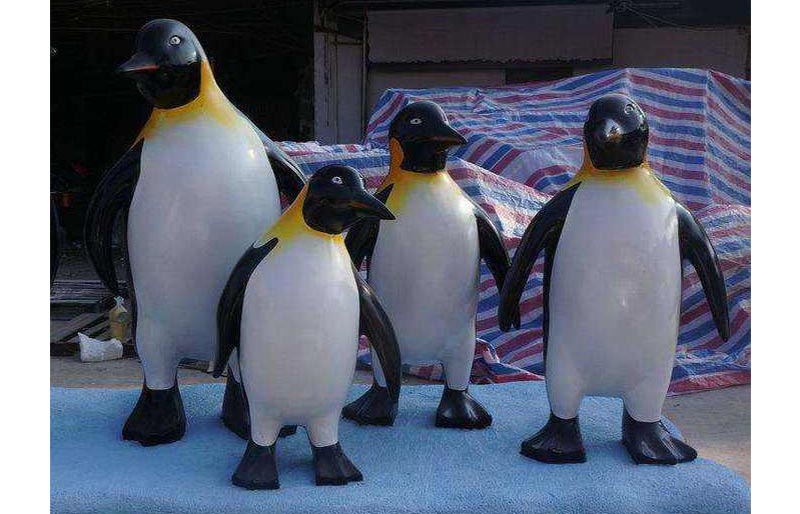 Fiberglass Animals series, cute penguin statue Fiberglass Animals series, cute penguin statue
