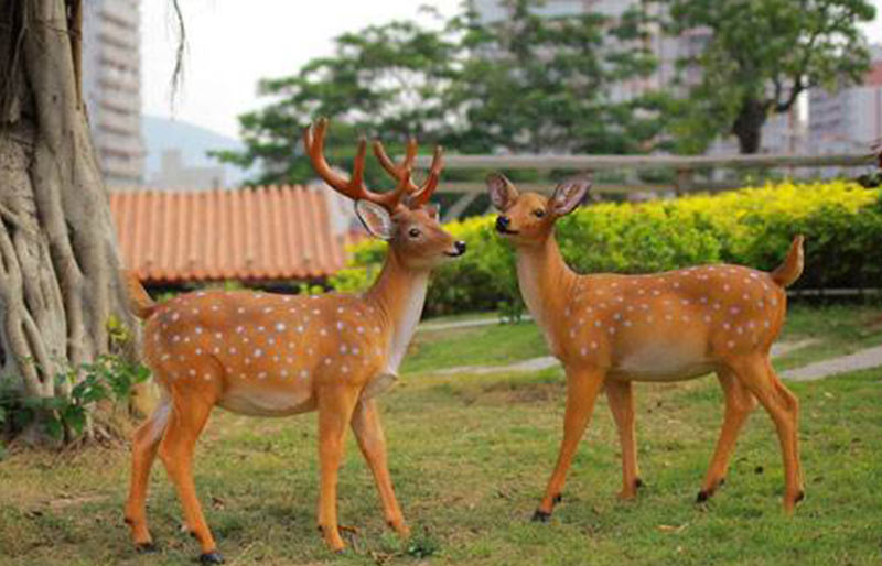 Fiberglass Animal series, bambi deer statue model