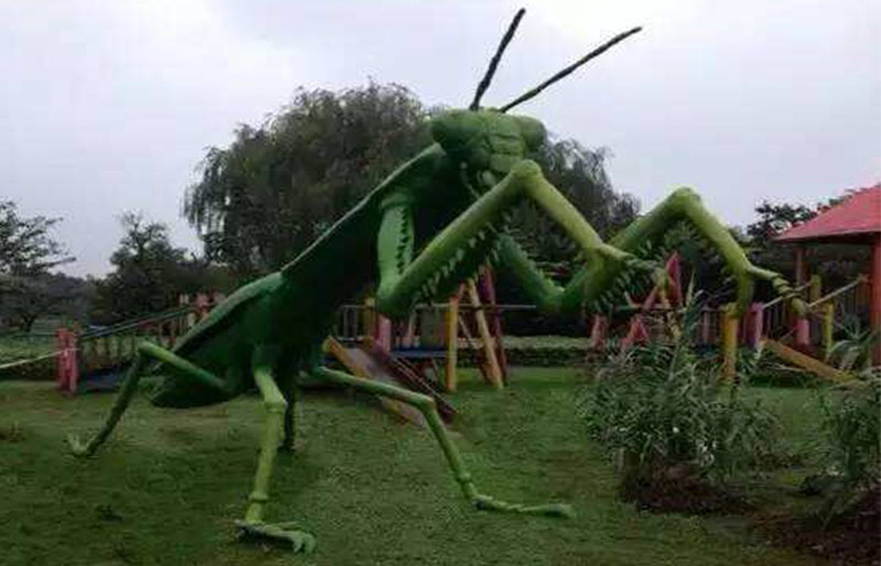 realistic mantis animatronic insects model