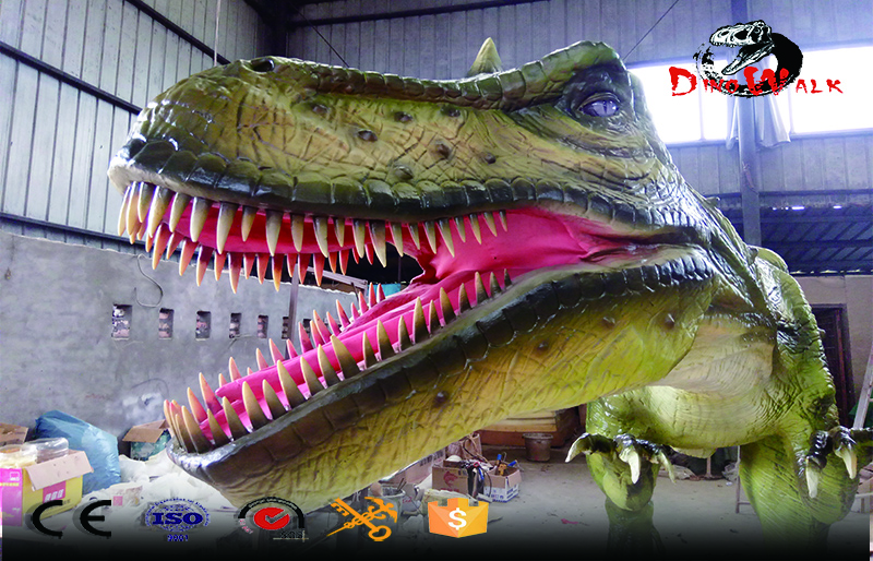 Animatronic Dinosaur simulation Rajasaurus model