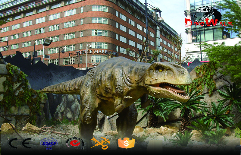 Animatronic Dinosaur simulation Megalosaurus model