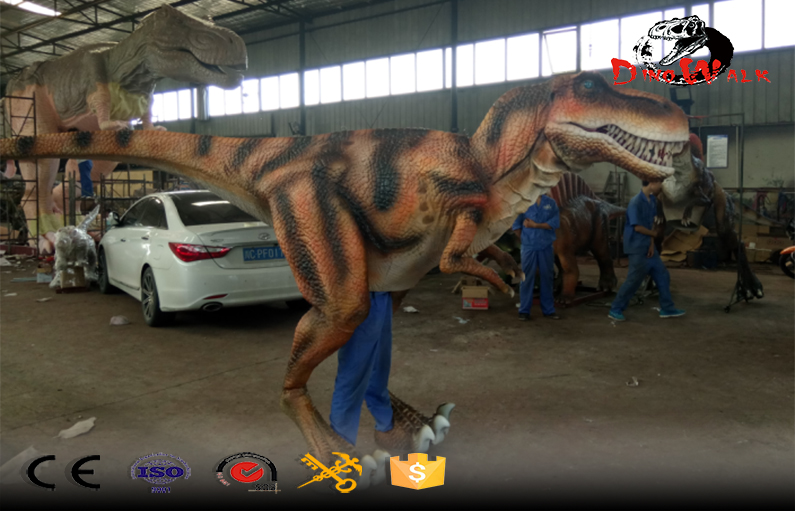 Amusement Park Realistic Walking Life Size Dinosaur Costume with best price Amusement Park Realistic Walking Life Size Dinosaur Costume with best price