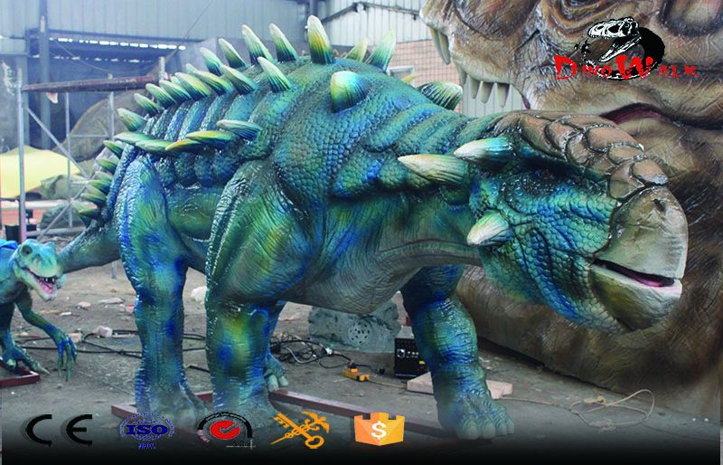 Animatronic Dinosaur simulation ankylosaur model