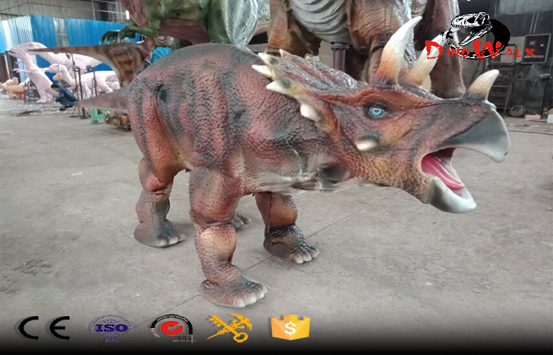 hidden legs animatronic dinosaur suit Triceratops costume