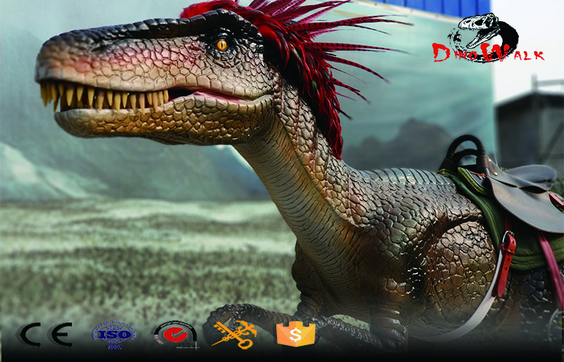 high quality animatrontic riding dinosaur raptor