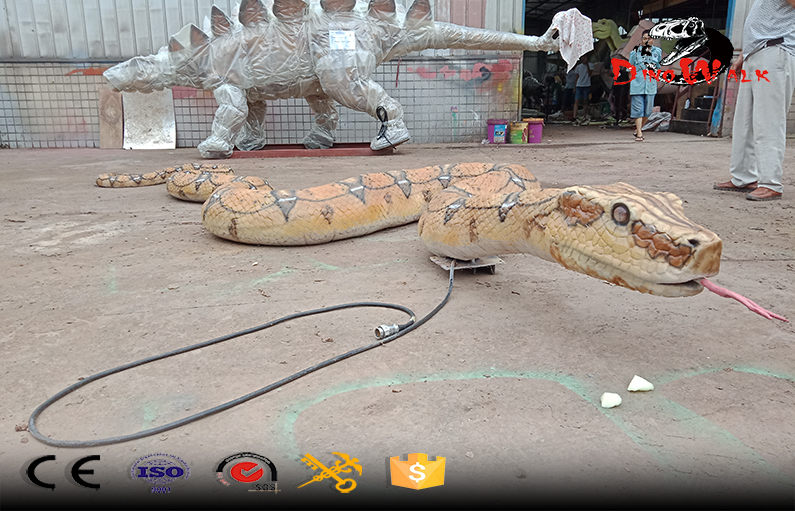 huge real like animatronic snake boa model huge real like animatronic snake boa model