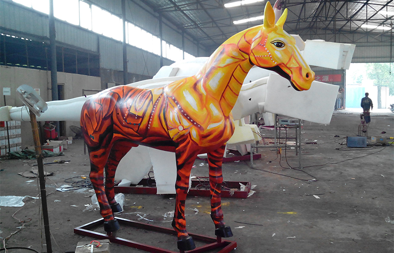 superme looking art style life size horse for decoration superme looking art style life size horse for decoration
