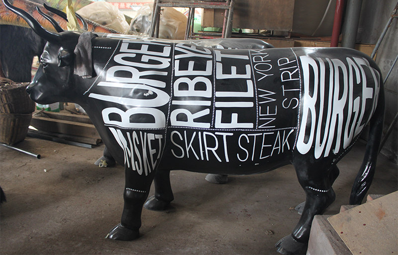 black buffalo statue for steak restaurant black buffalo statue for steak restaurant