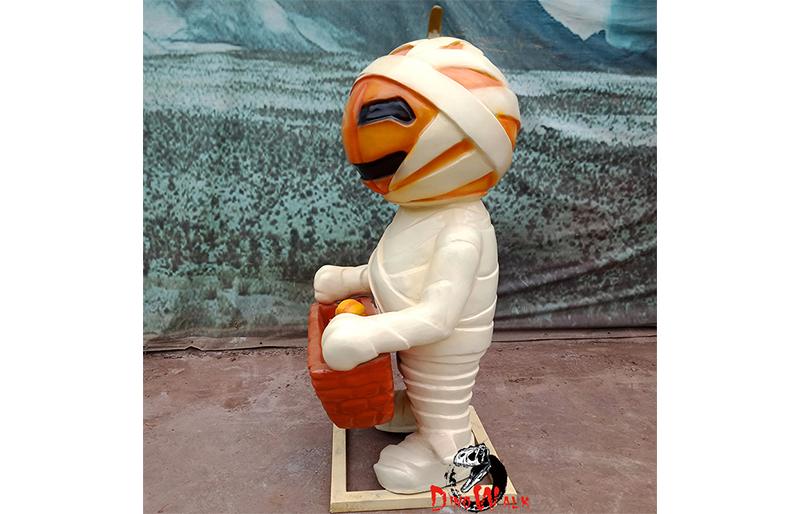 Halloween decoration fiberglass pumpkin mummy Halloween decoration fiberglass pumpkin mummy