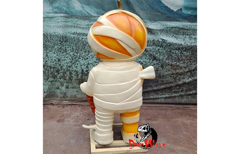Halloween decoration fiberglass pumpkin mummy Halloween decoration fiberglass pumpkin mummy
