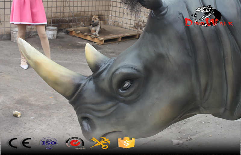 animal simulation series fiberglass rhino for out door decoration animal simulation series fiberglass rhino for out door decoration