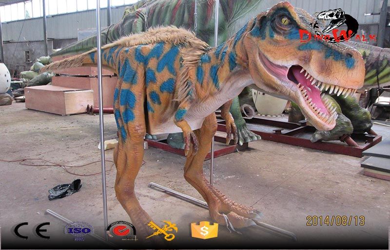 real dinosaur simulation costumes with feather
