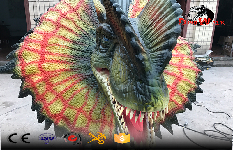 head only animatronic dinosaur with movement and water spray head only animatronic dinosaur with movement and water spray