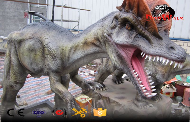 high quality outdoor dinosaur attractive model with movement