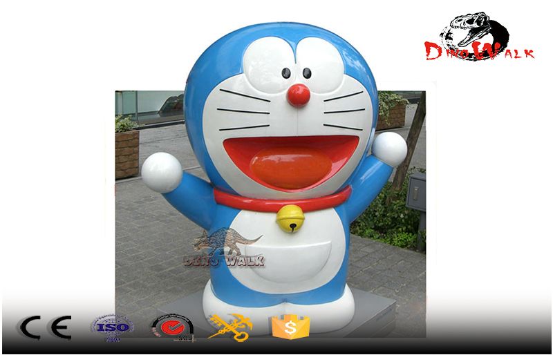 1.5 meters tall Doraemon fiberglass outdoor decoration statue