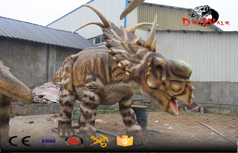 animatronic real life size dinosaure simulation outdoor display