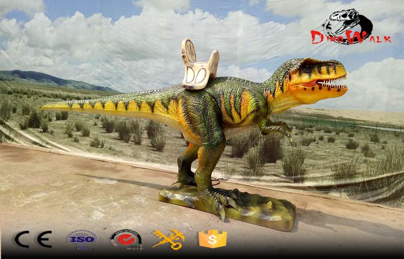 Animatronic dinosaur rides  with coin operated machine