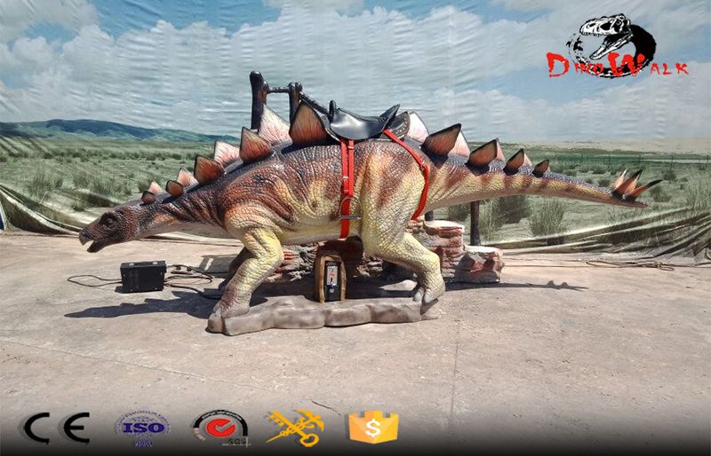 Coin Operated Animatronic Stegosaurus Dinosaur Rides