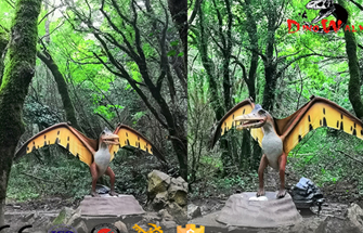 Fiberglass Dinosaurs vs.  Animatronic Dinosaurs