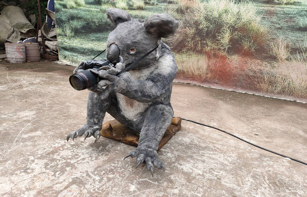 Customization Realistic animatronic coala model for theme park. Customization Realistic animatronic coala model for theme park.