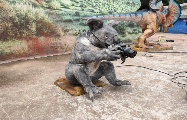 Customization Realistic animatronic coala model for theme park. Customization Realistic animatronic coala model for theme park.
