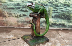 Artificial Animatronic lizard animal model