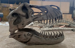 Handmade artificial T-Rex dinosaur fossil