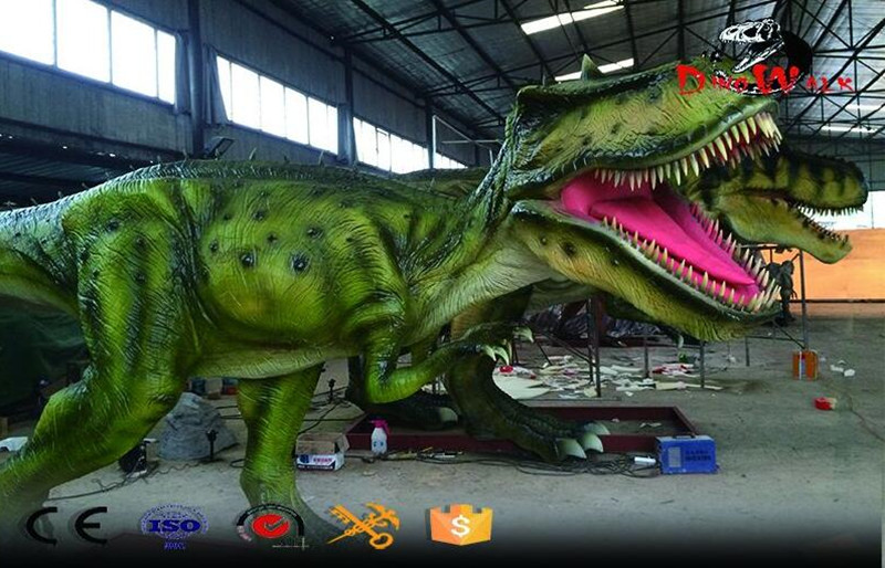 Animatronic Dinosaur simulation Rajasaurus model
