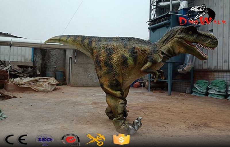 Animatronic walking adult realistic dinosaur costume for sale