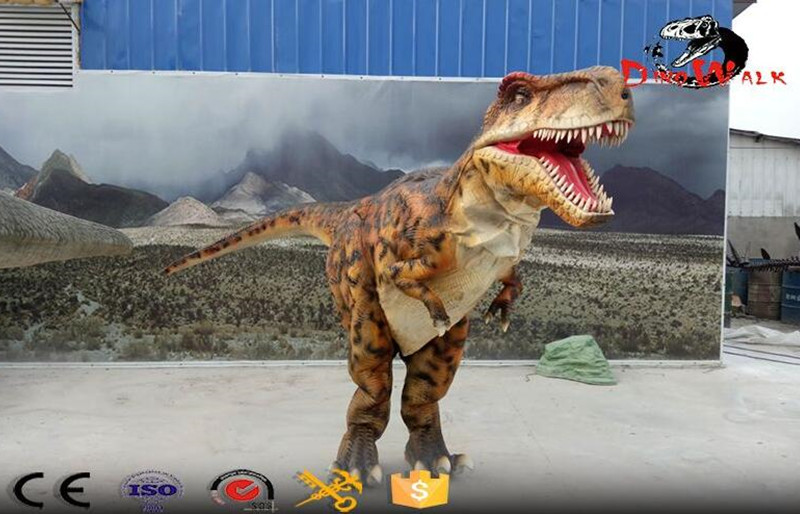 Amazing Realistic Hand Operated hidden legs Dinosaur Costume