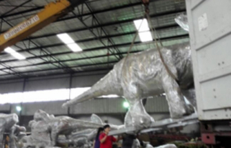 More Than 20 Animatronic Dinosaurs Models Ready for Shipment